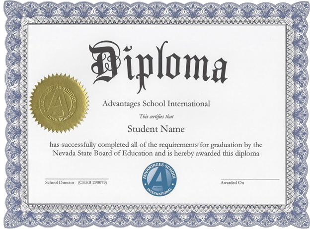 Cayala Learning Academy Diploma Example
